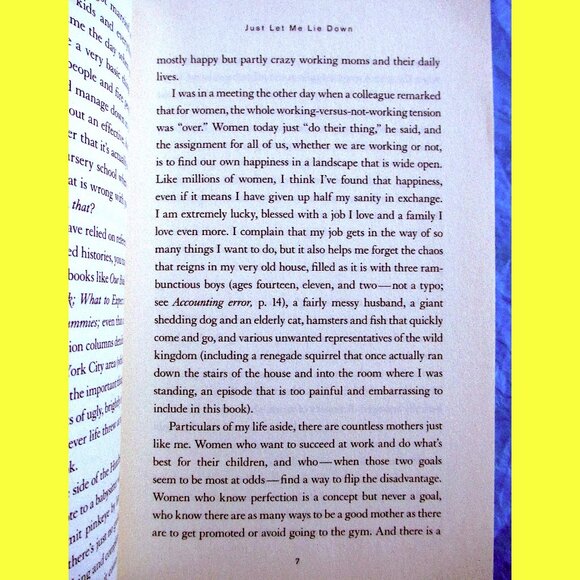 Book - Just Let Me Lie Down: Necessary Terms for the Half-Insane Working Mom - Picture 8 of 12